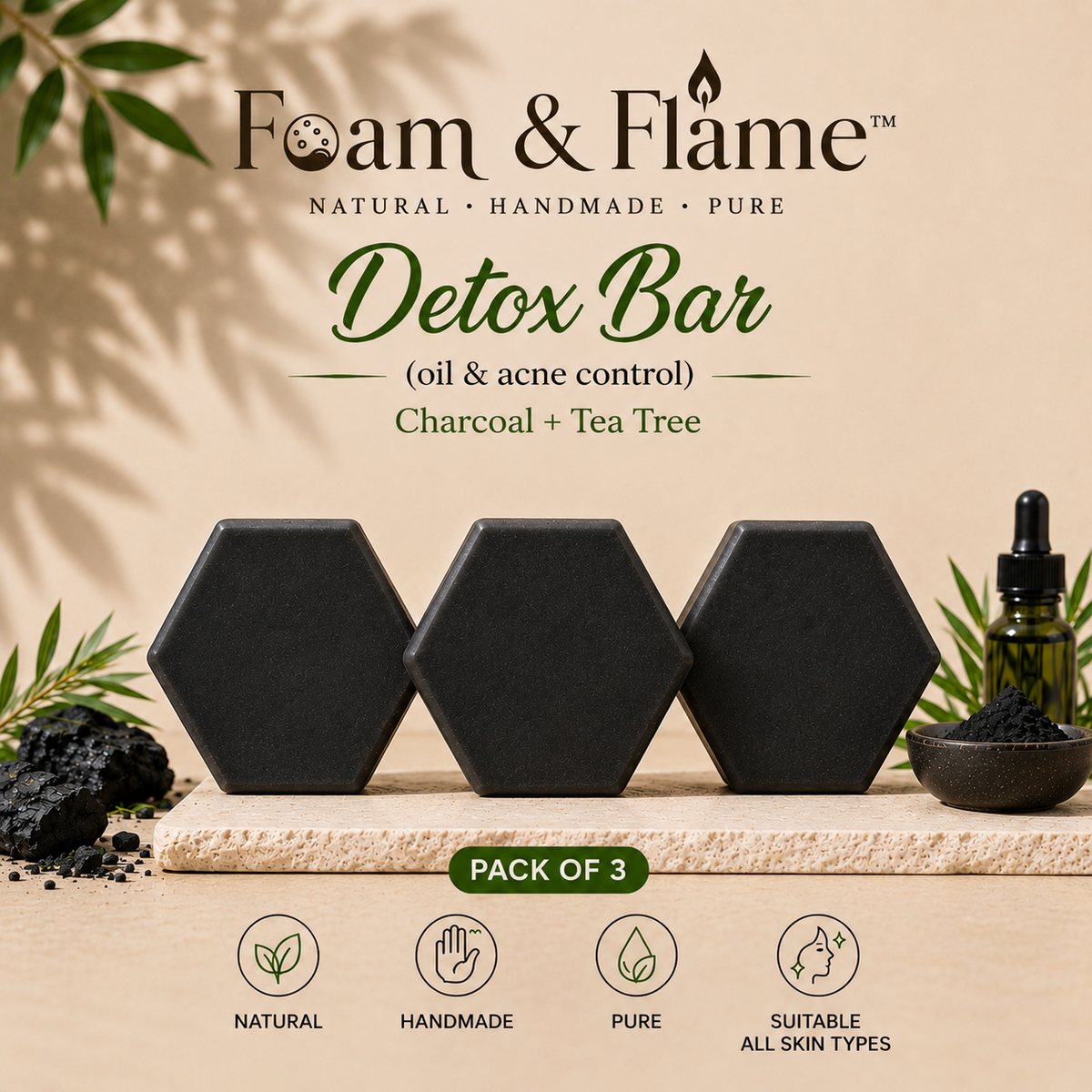 Detox Bar (Oil & Acne Control) (115 gm)