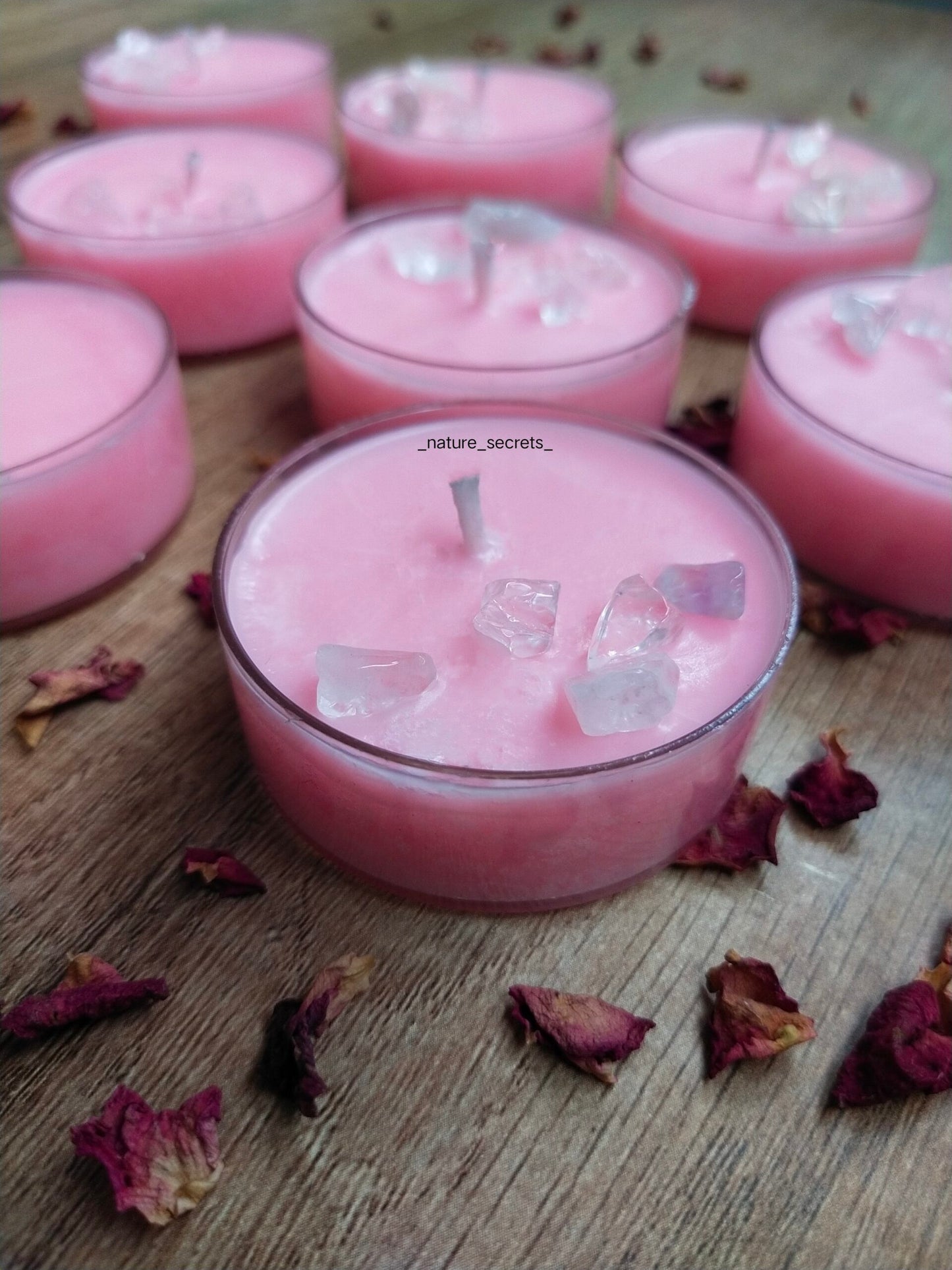 Crystal soy wax candle (PACK OF 2)
