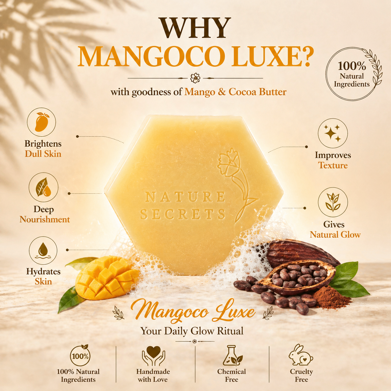 Mangoco Luxe (Cocoa + Mango) (115 gm)