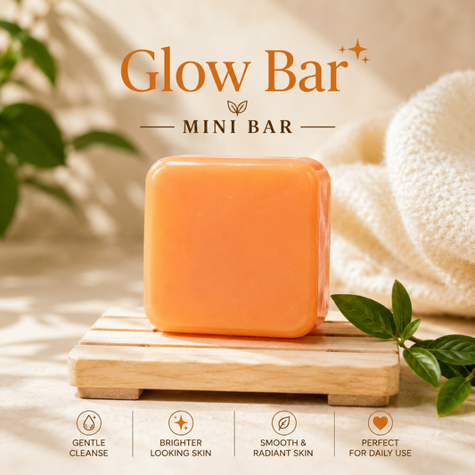 Orange Papaya Handmade Soap (GLOW BAR MINI BAR) (70 gm)
