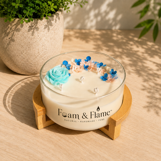 Rosette Radiance Big Jar Candle/NATURE SECRETS