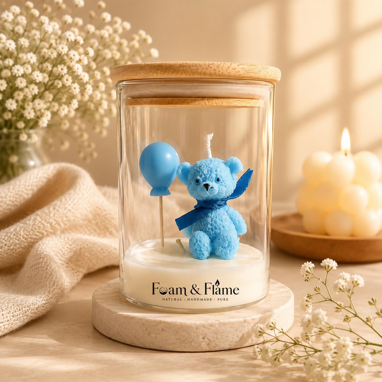 Teddy Bear Candle