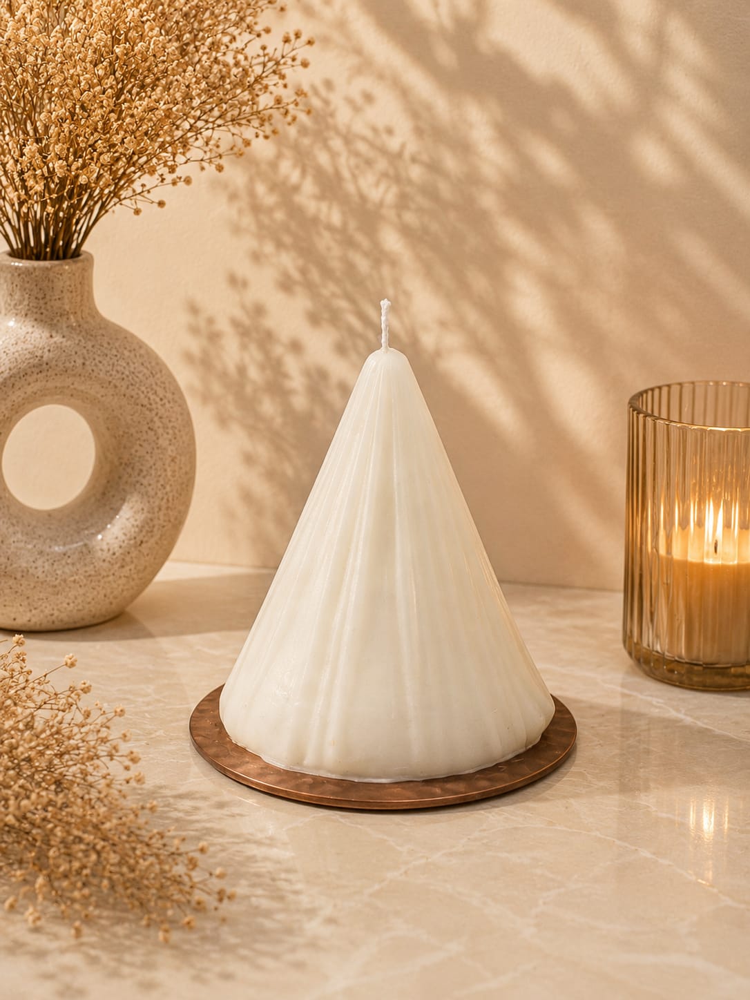 Elegant Bride Figurine Candle | Decorative Wedding Candle