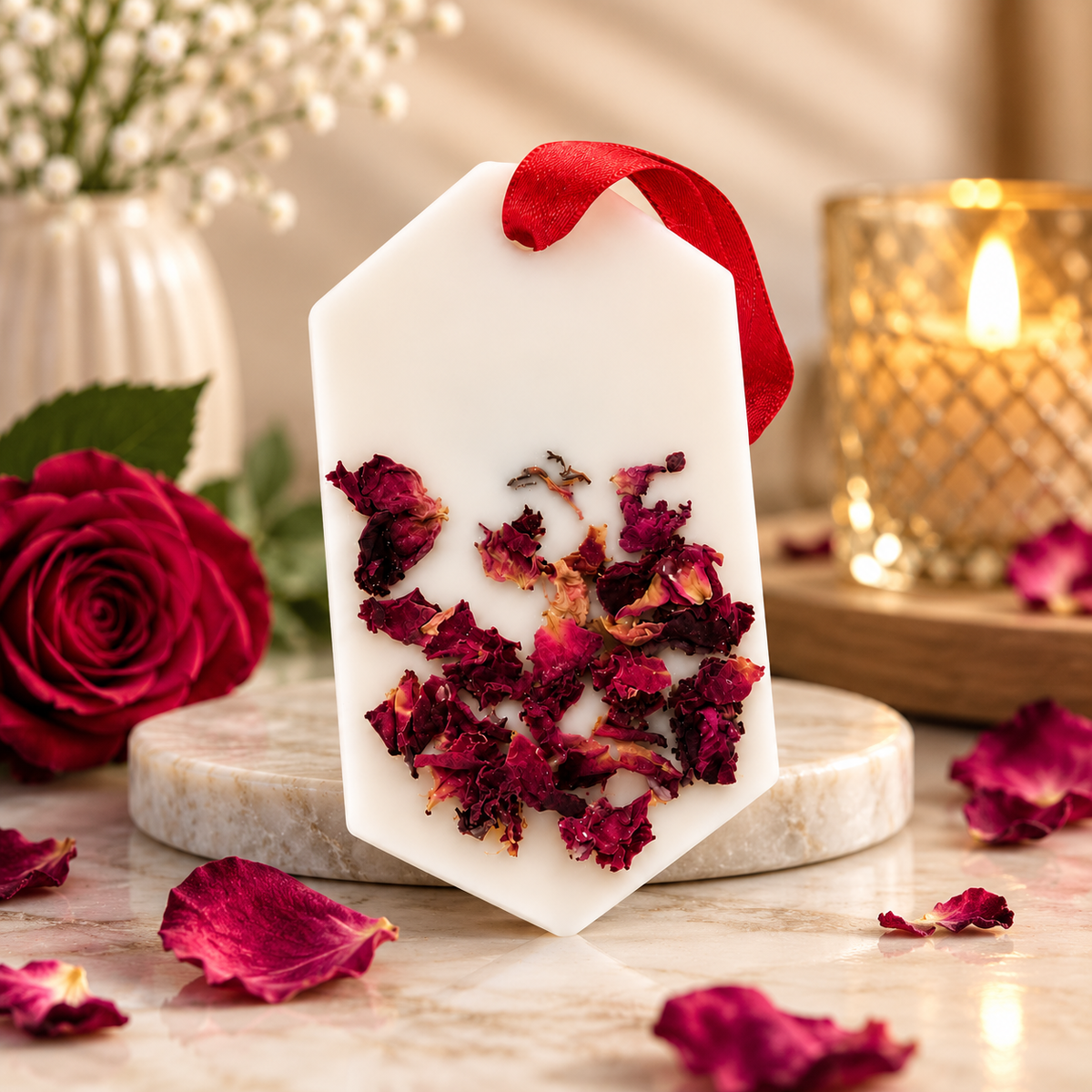 Rose wax sachet